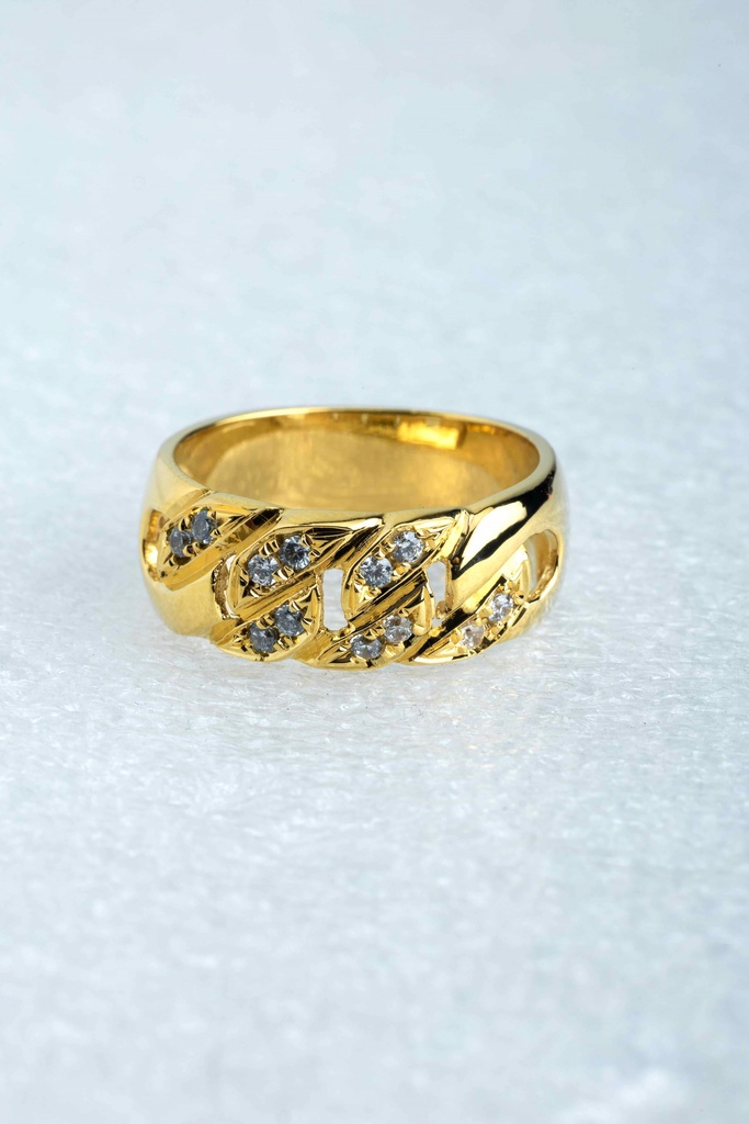 ARGOLLA CUBANA ORO18K