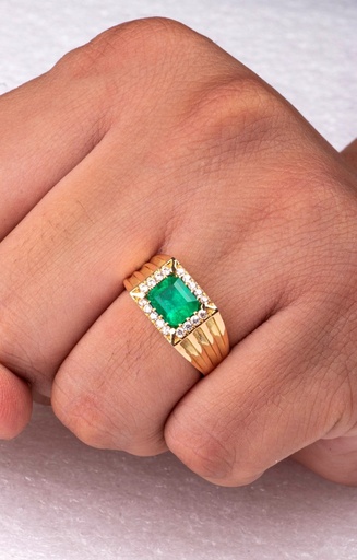 Anillo De Hombre De Oro 18K